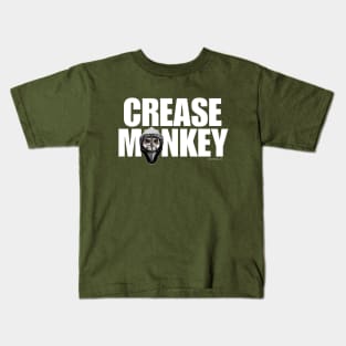 Crease Monkey - funny ice hockey goalie Kids T-Shirt